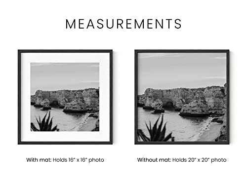 Black Square Frames Set of 9 (9 Count)