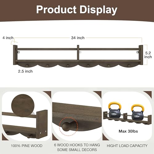 34Inch Nursery Bookshelves (4 Count)