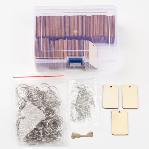 100Pcs Blank Rectangle