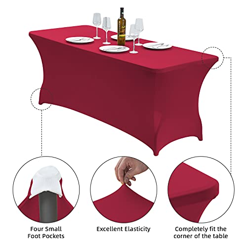8FT Stretch Spandex Fitted Tablecloth