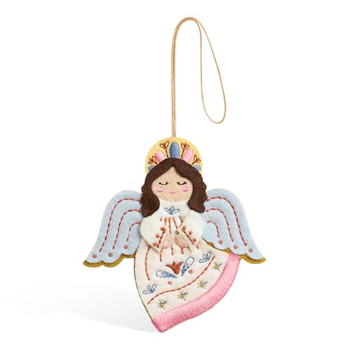Heavenly Angel Christmas Ornament Keepsake Card with Envelope