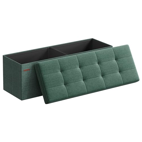 43.3 Inches Folding Storage Ottoman Bench