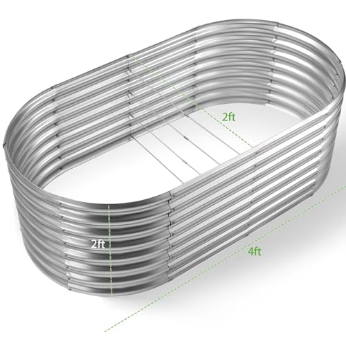 24“ Tall Galvanized Raised Garden Bed Kit