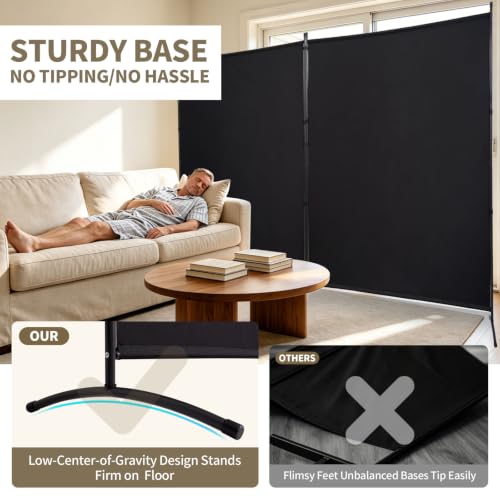 Extra Wide 2 Panel Room Divider