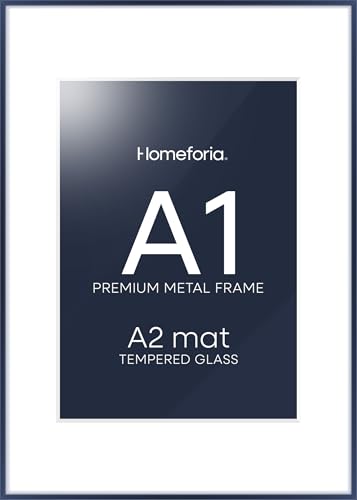 A1 Blue Poster Frame