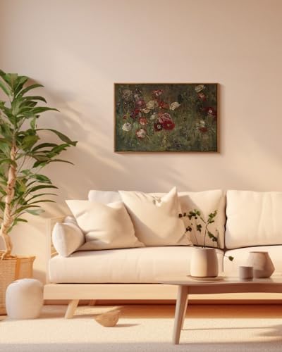 Framed Canvas Wall Art Vintage Decor