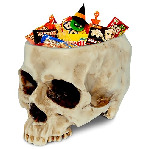 Skull Planter with Drain Hole