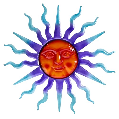Large Metal Sun Wall Decor