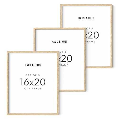 Beige Wood Oak 16x20 Picture Frame (3 Count)