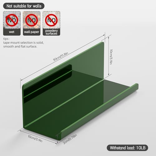 Adhesive Floating Shelves for Wall No Drilling