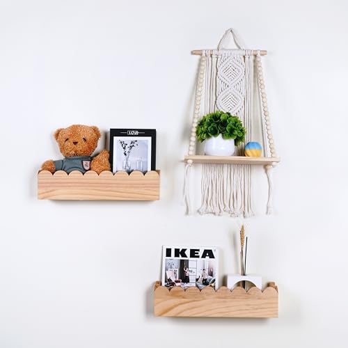 Wooden Macrame Wall Hanging w