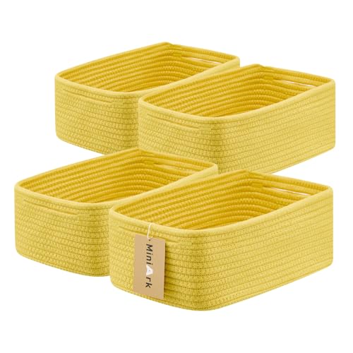 Small Storage Baskets for Organizing (4 Count)