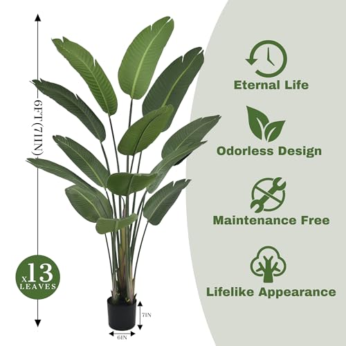 6FT Artificial Bird of Paradise Plant