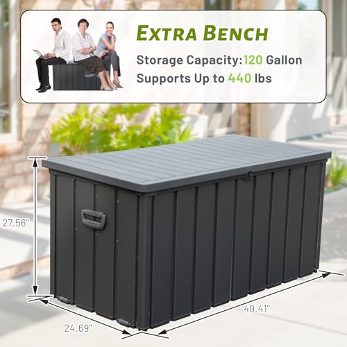 Domi 120 Gallon Deck Box