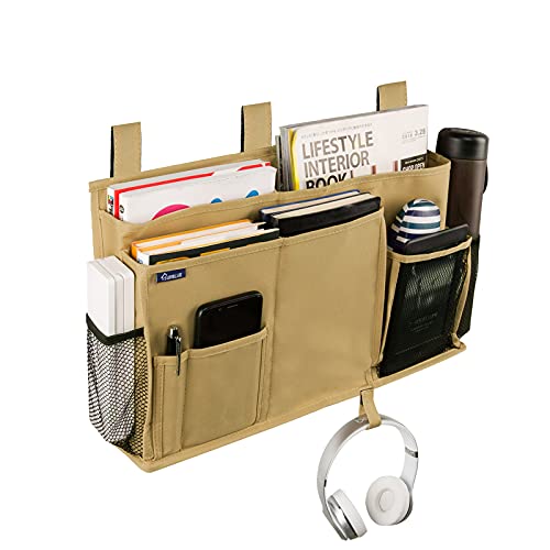 Bedside Caddy Hanging Bed Organizer Storage Bag Pocket for Bunk and Hospital Beds