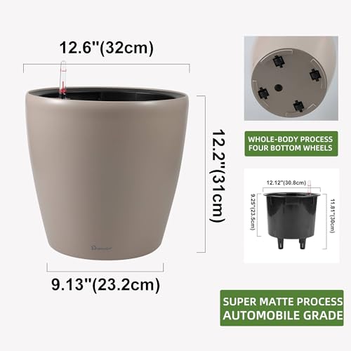 13x12 Self Watering Planter with Wheels