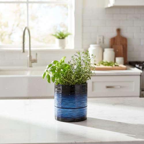 Ceramic Self Watering Plant Pot for Indoor Plants