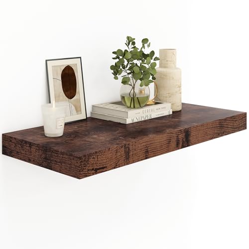 Bathroom 12'' Deep Floating Shelves for Wall