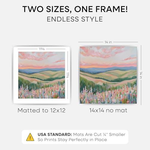 14x14 Silver Picture Frame