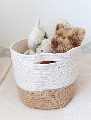 Cotton Rope Basket for Shelf Storage