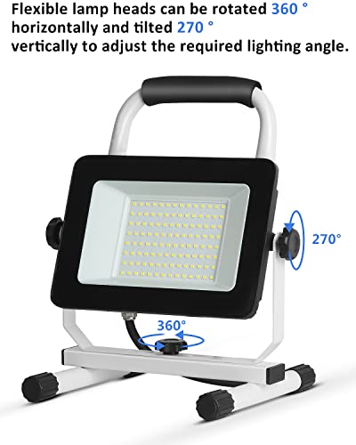 6000 Lumen LED Work Light with Stand