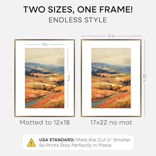 17x22 Bronze Picture Frame (2 Count)
