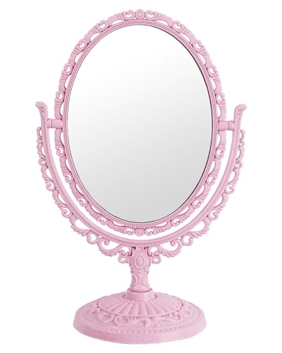 Pink Vintage Vanity Mirror Shabby Chic Decor