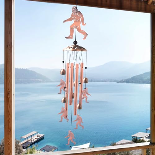 Brass Bigfoot Wind Chime