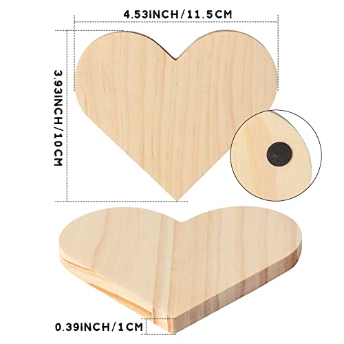 24 PCS Unfinished Wood Coasters
