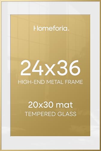 24x36 Gold Poster Frame