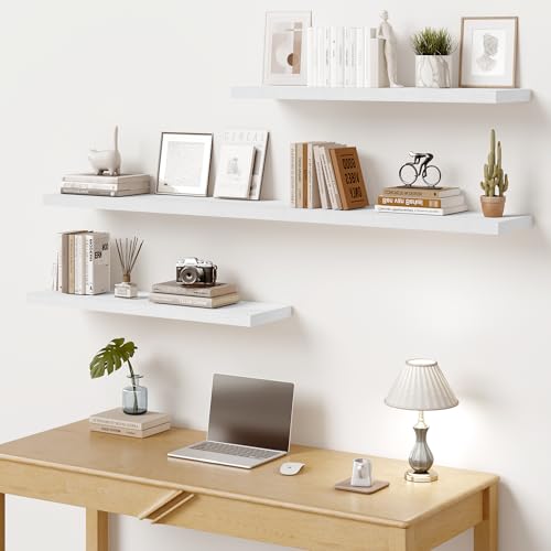10 Inch Deep Floating Shelves for Wall 55” Set of 2 (2 Count)