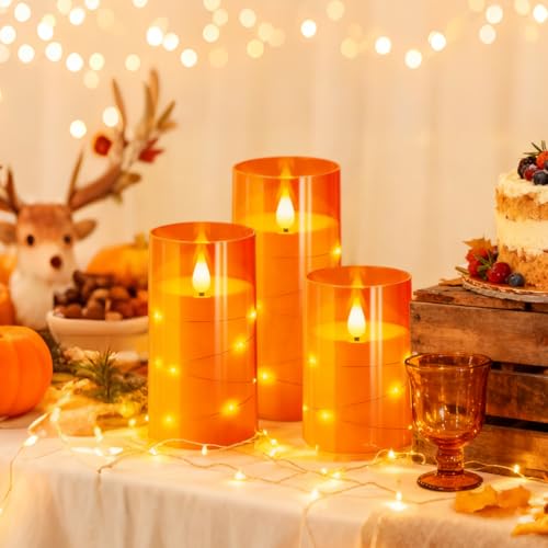 Flameless Candles with Remote Timers