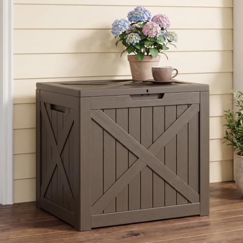 32 Gallon Waterproof Resin Storage Deck Box