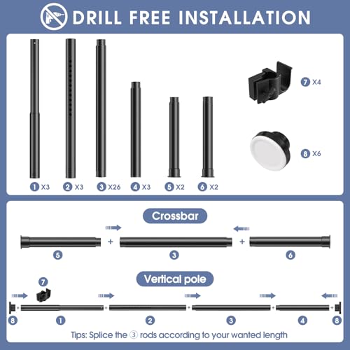 Room Divider No Drill Floor