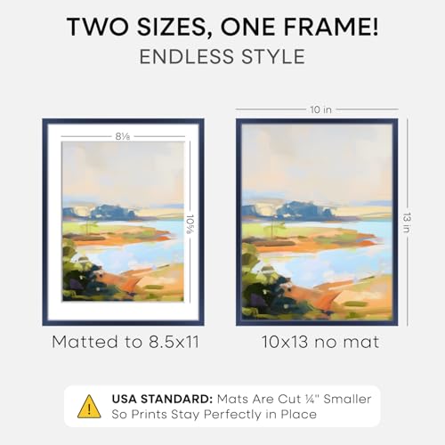 10x13 Blue Picture Frame