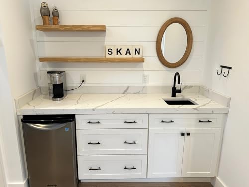 24 inch Wooden Floating Shelves for Wall