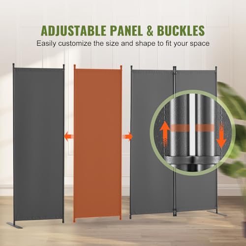 Room Divider 4 Panel Room Dividers and Folding Privacy Screens