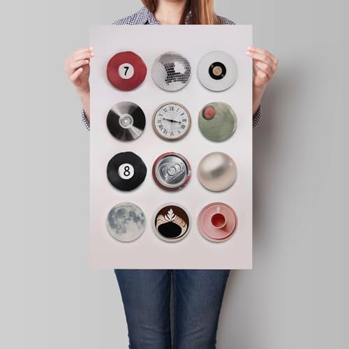 Vintage Disco Ball Canvas Wall Art
