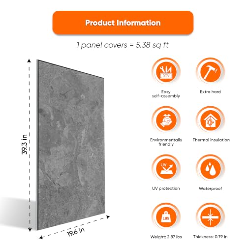 3D Concrete Look Wall Panels