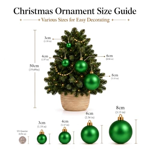 16ct Christmas Balls Ornaments (24 Count)