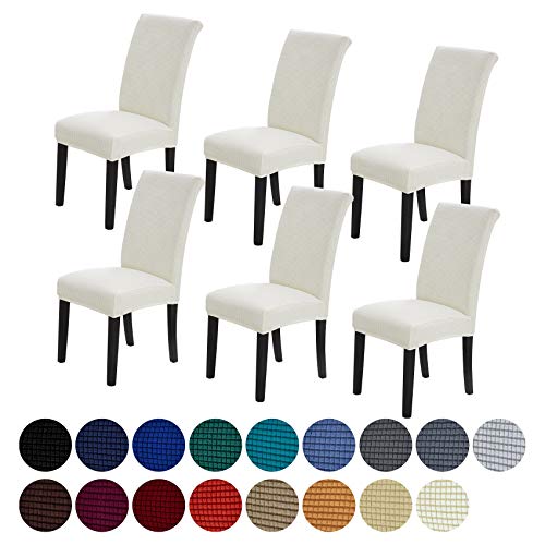 Stretch Chair Covers for Dining Room Set of 6