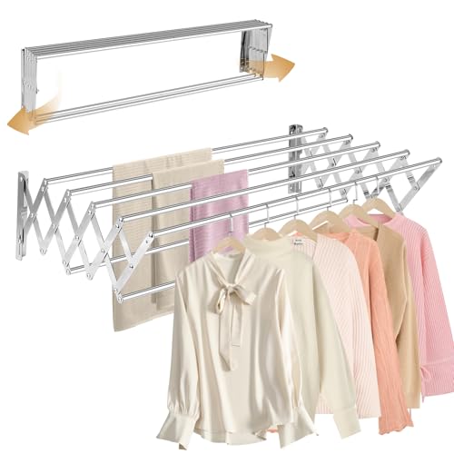 XL 31.5" Wall Clothes Drying Rack