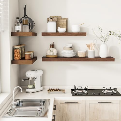 12 Inch Deep Floating Shelves 36” Set of 2 (2 Count)