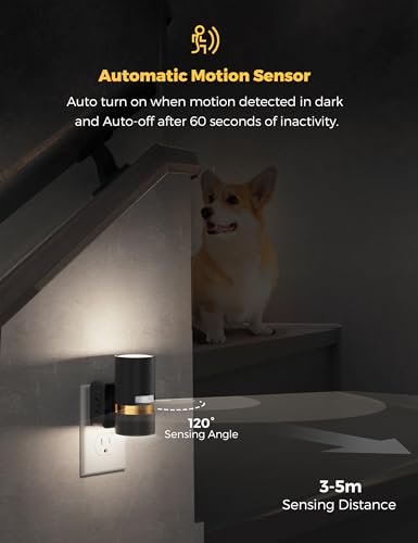 Motion Sensor Night Light Plug in (2 Count)