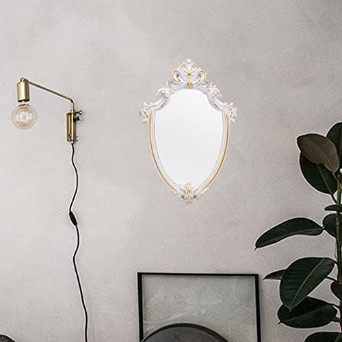 16.5 x 11 inch Vintage Mirror Antique Mirror Shield Shape