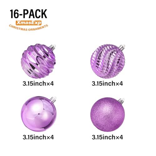 16ct Christmas Balls Ornaments (24 Count)