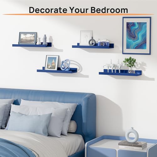 Floating Shelves for Wall Decor Storage (6 Count)