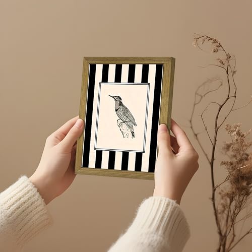 Framed Bird Canvas Wall Art Picture