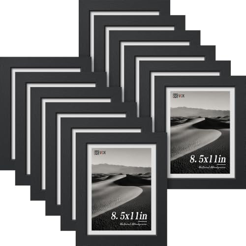 8.5x11 Picture Frame Set of 12