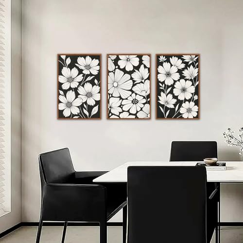 Vintage Floral Wall Art Canvas
